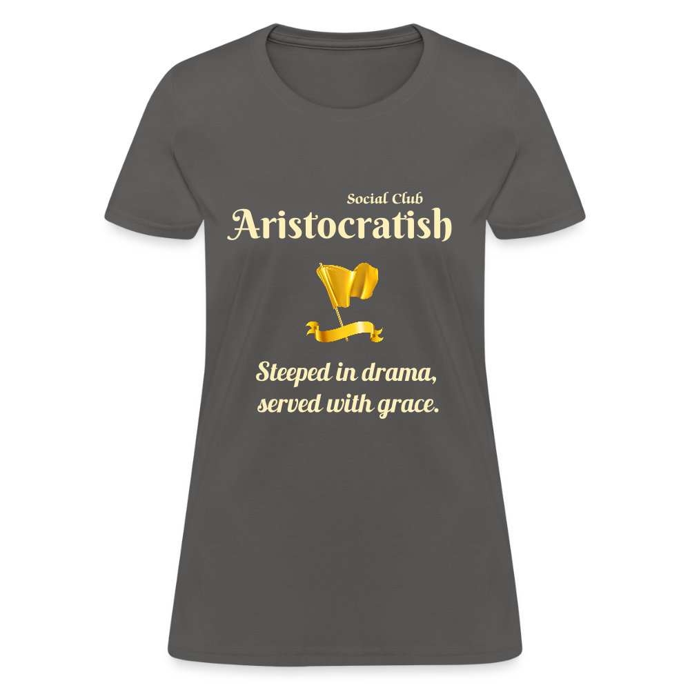 Aristocratish Social Club: Too Classy to Coffee - charcoal